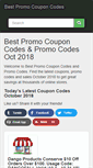 Mobile Screenshot of bestpromocouponcodes.com